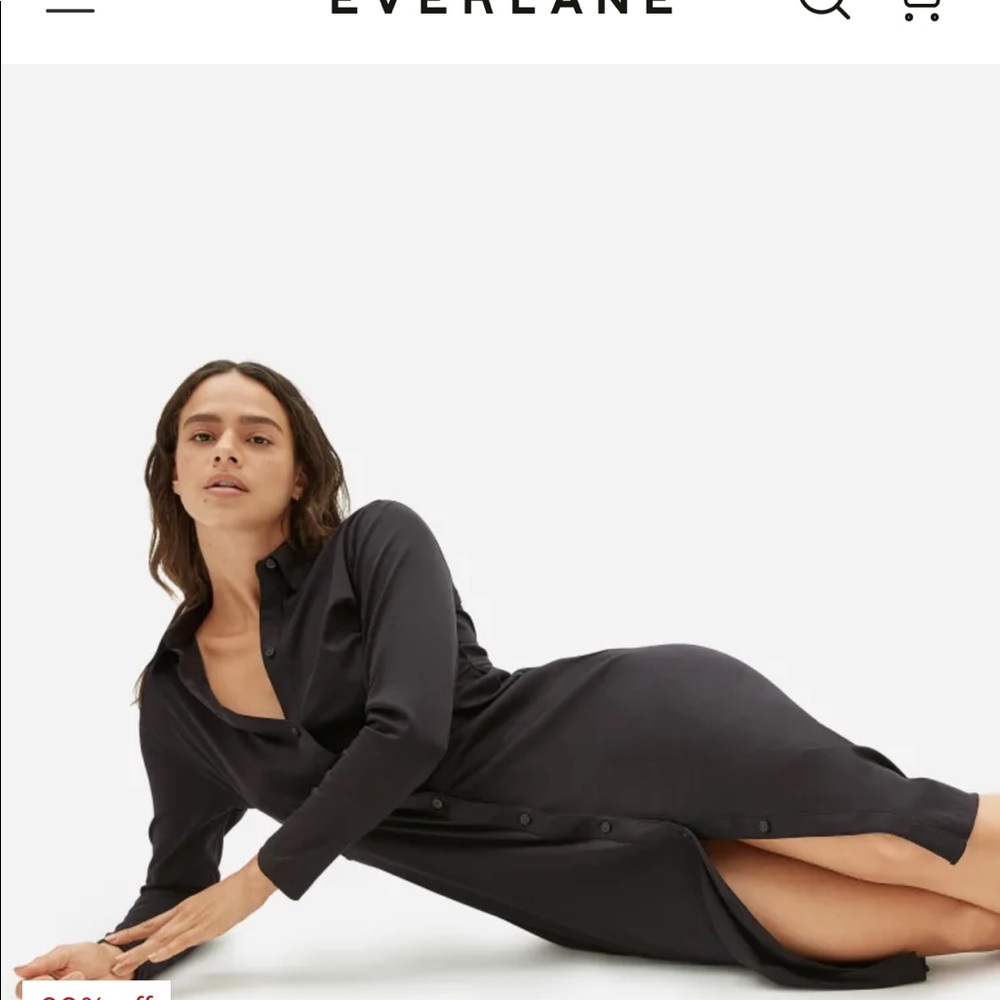 NWT EVERLANE LUXE COTTON SHIRT DRESS Size XXS/XS